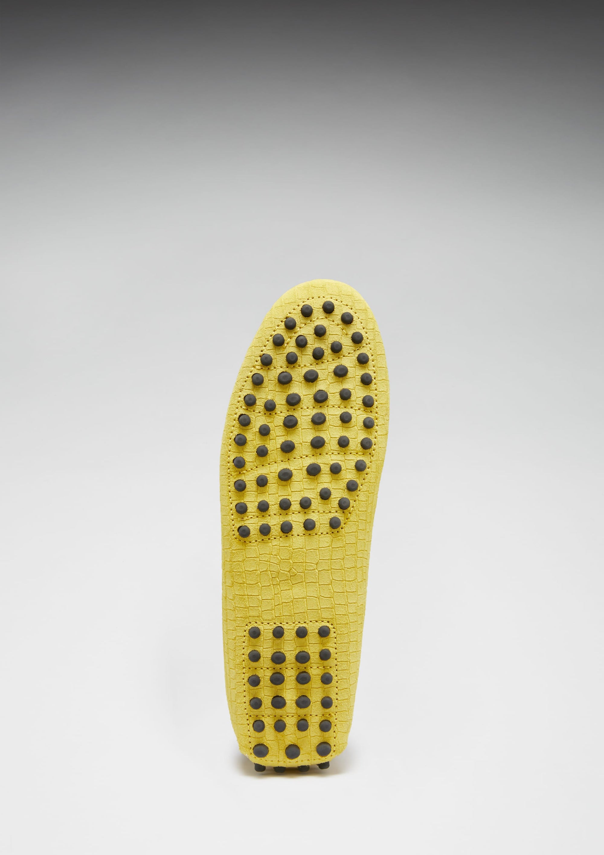 Women's Penny Driving Loafers, yellow embossed suede