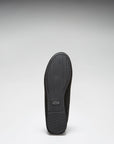 Women's Tasselled Driving Loafers Full Rubber Sole, black suede