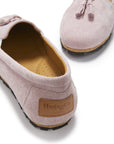 Women's Tasselled Espadrilles, powder pink suede
