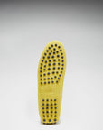 Women's Tasselled Driving Loafers, yellow embossed suede