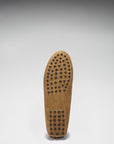 Women's Tasselled Driving Loafers, tobacco suede