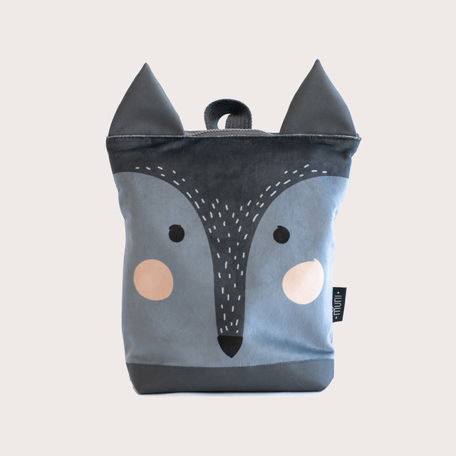 Wolf Backpack for Kids – Fun &amp; Durable for Outdoor Adventures by Muni at www.brixbailey.com