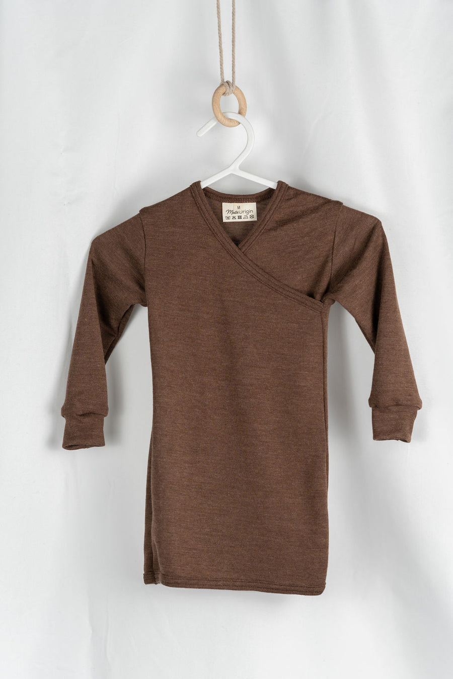 Premium organic merino wool and silk long sleeve shirt for kids, stylish and comfortable year-round by Mata Origin at brixbailey.com