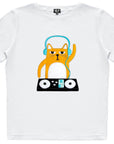 Womens DJ Cat Graphic T Shirt