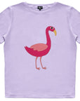 Womens Flamingo Cotton T Shirt