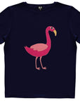 Womens Flamingo Cotton T Shirt