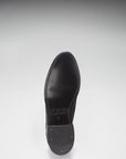 Women's Black Suede Chelsea Boots, Welted Leather Sole