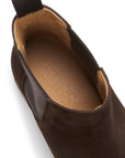Women's Brown Suede Chelsea Boots, Welted Leather Sole