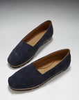 Women's Chukka Espadrilles, navy blue suede