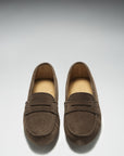 Women's Penny Driving Loafers, brown suede