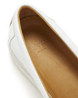 Women's Slip-On Sneakers, white leather