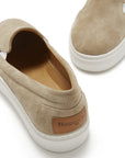 Women's Slip-On Sneakers, taupe suede