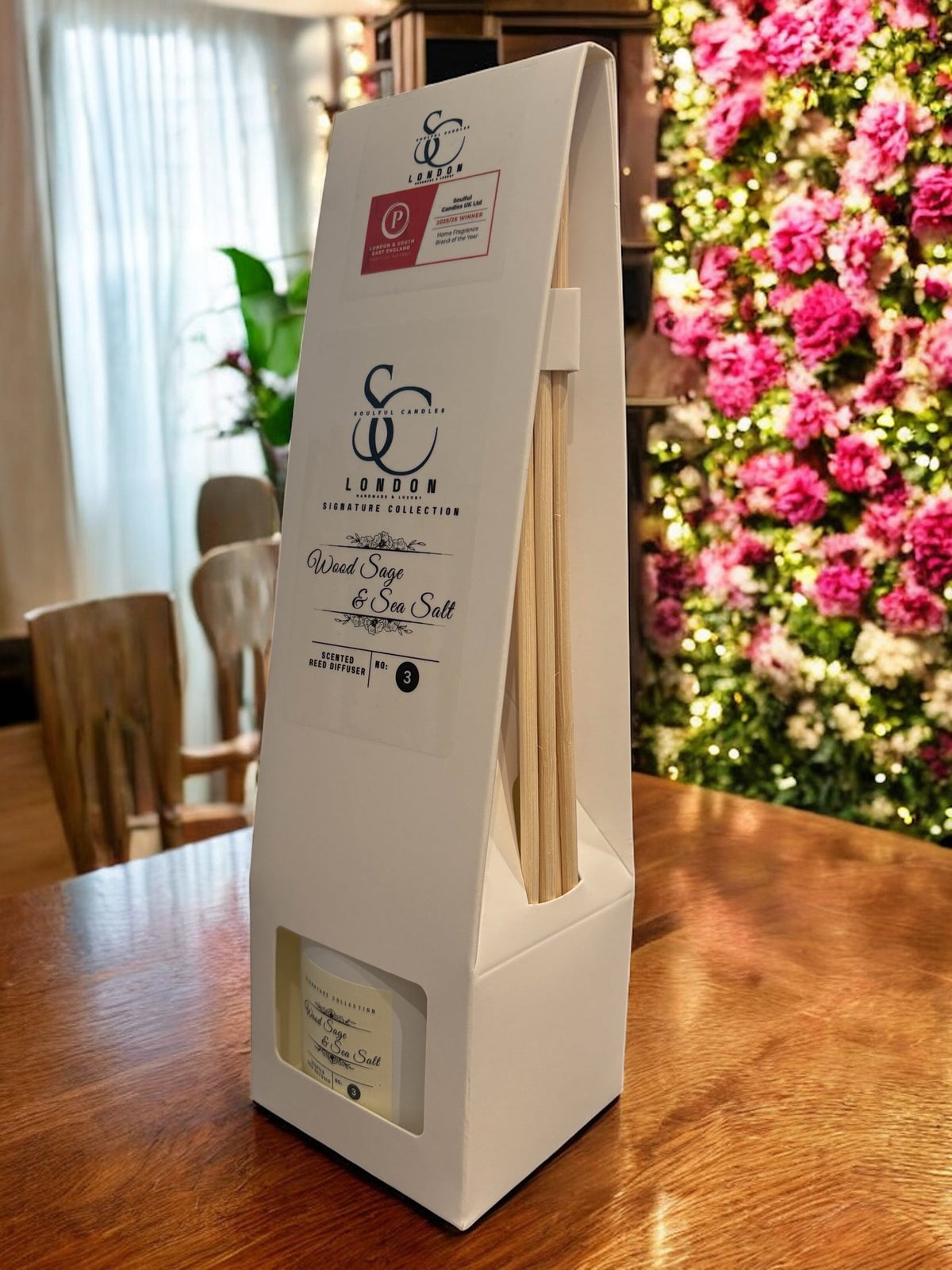 Wood Sage &amp; Sea Salt – Reed Diffuser (100ml)