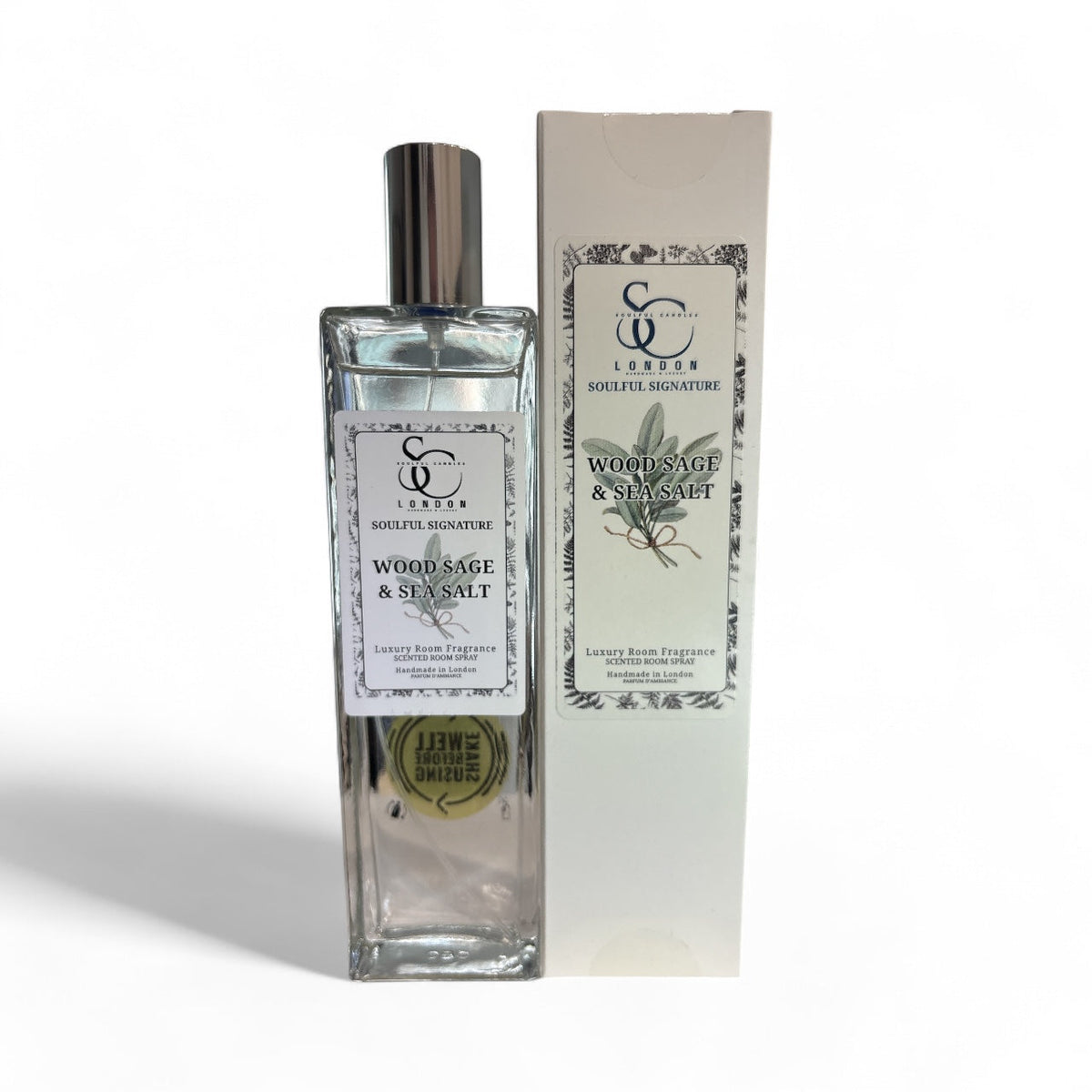 Wood Sage &amp; Sea Salt Luxury Room Spray (Alcohol‑Free) – 100ml