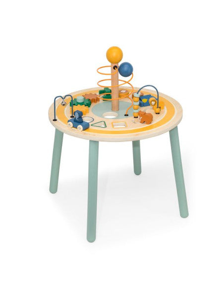 Interactive Wooden Educational Table for Toddlers – Fun &amp; Learning by Trixie Baby at brixbailey.com