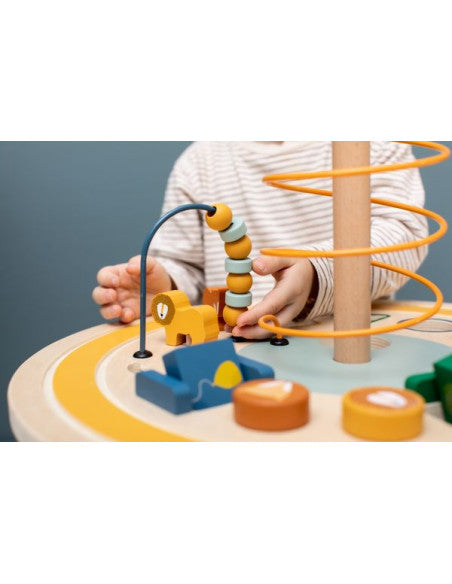 Interactive Wooden Educational Table for Toddlers – Learn &amp; Play by Trixie Baby at brixbailey.com