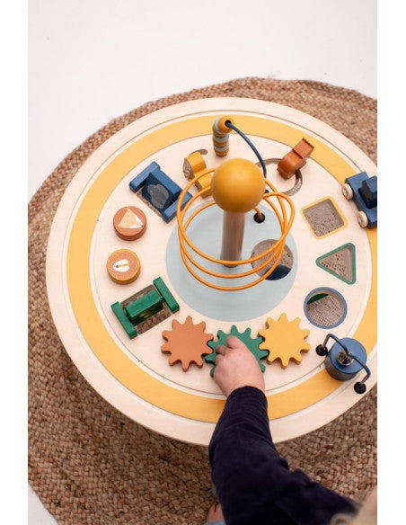 Wooden Educational Table for Toddlers – Interactive &amp; Eco-Friendly by Trixie Baby at brixbailey.com