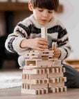 Wooden Architectural Blocks in a Bag - Natural, 200 Pieces