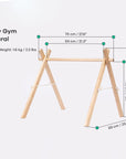 Wooden Baby Gym for Early Development and Play