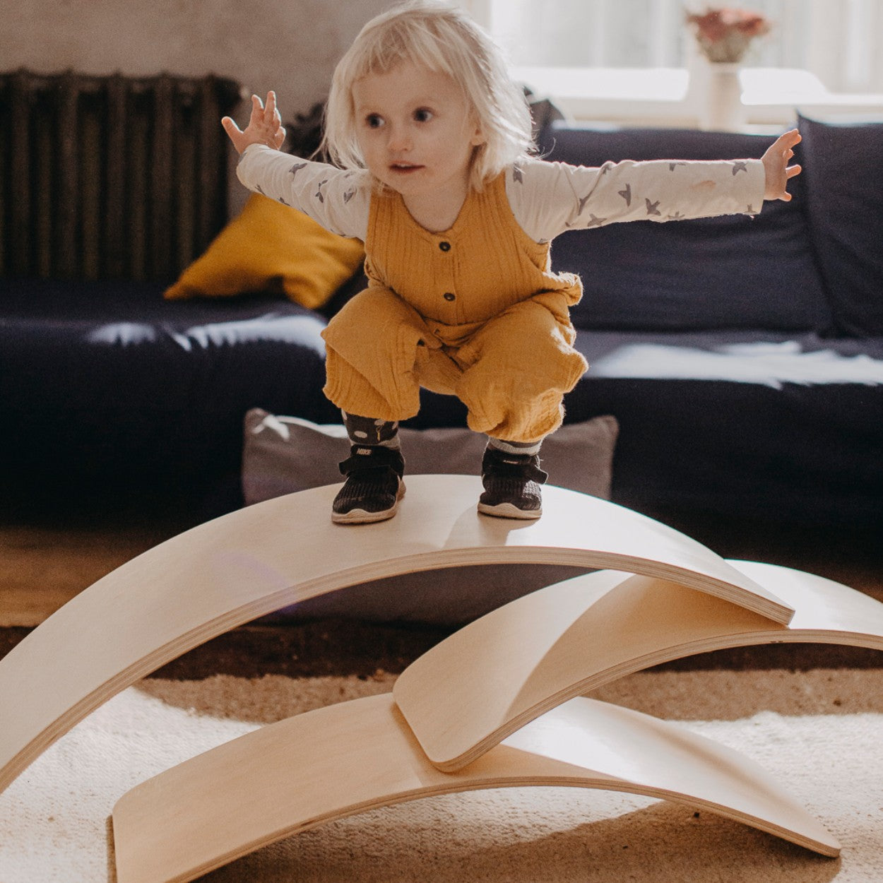 Wooden Balance Board for Kids and Adults to Inspire Movement