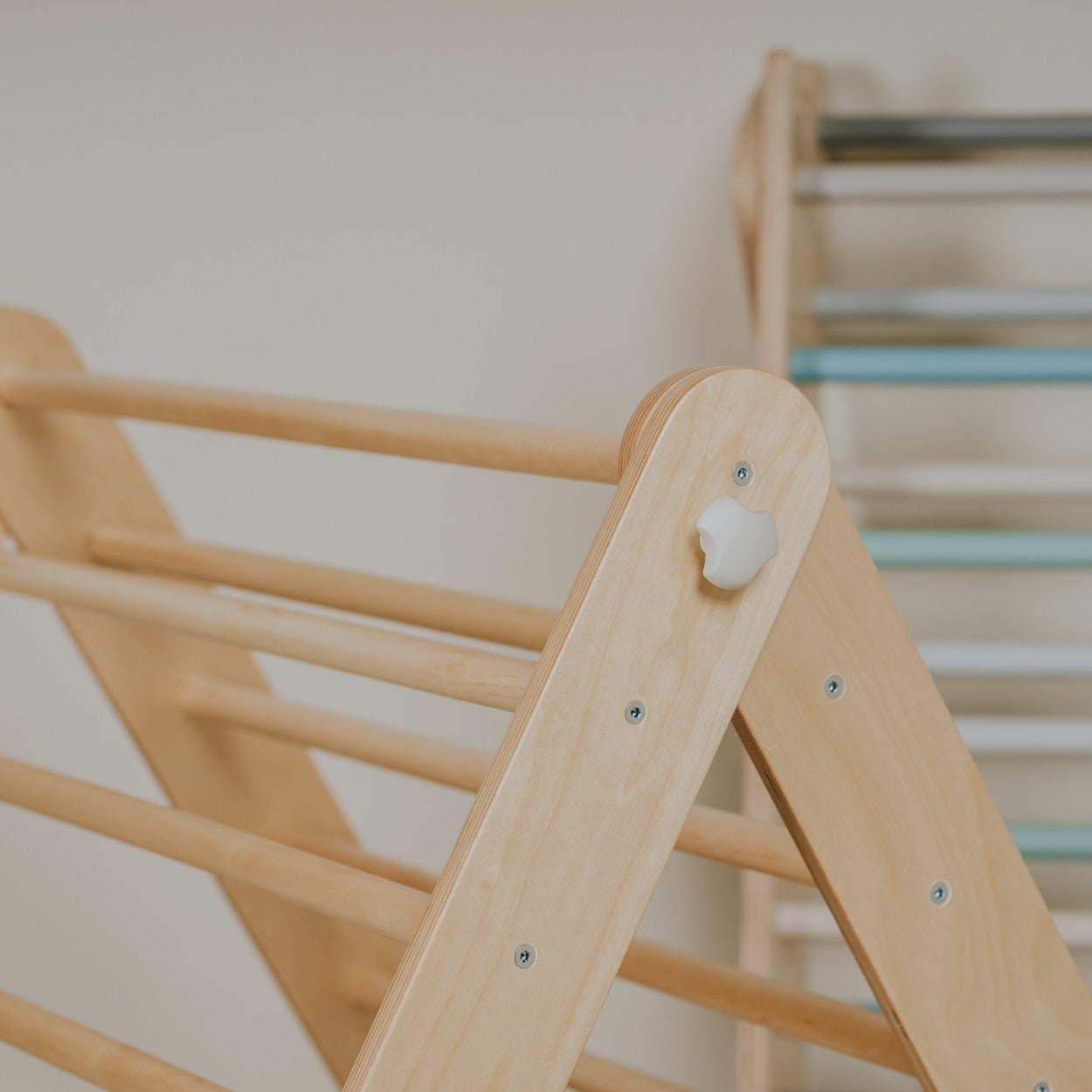 Triangle Climber with Climbing Wall for Children