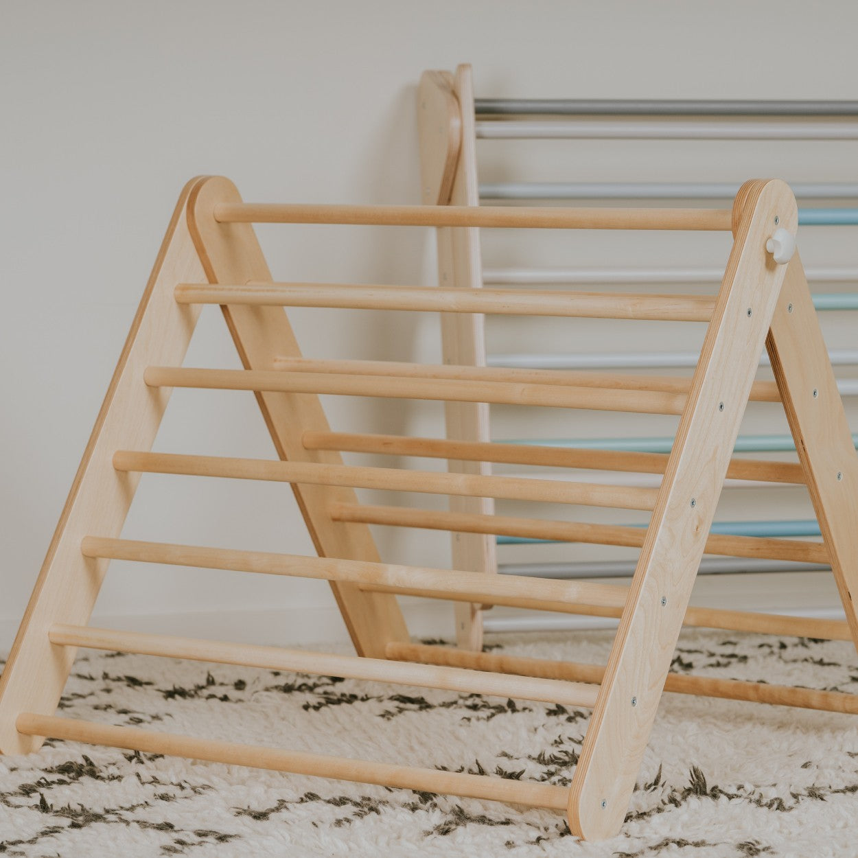Triangle Climber with Climbing Wall for Children
