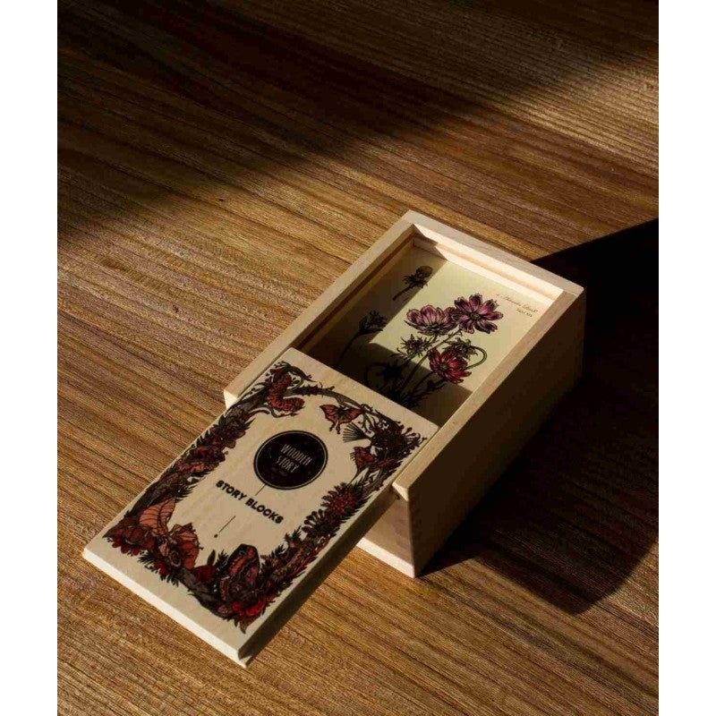 Wooden Nature Blocks with Bee Loving Plants