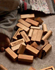 Wooden Story Blocks for Creative Kids - 100 Piece Set, FSC Certified & Eco-Friendly by Wooden Story at www.brixbailey.com
