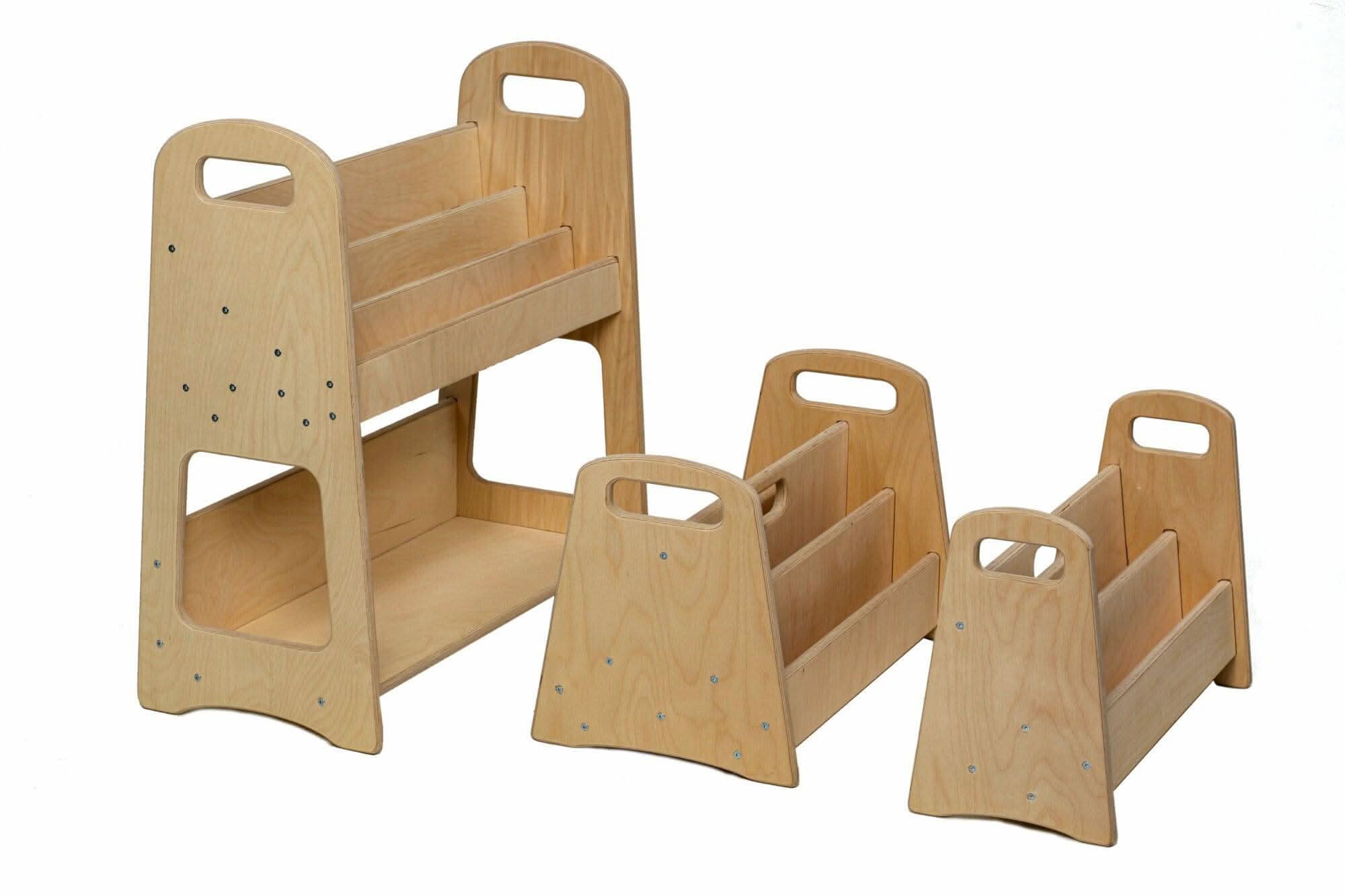 Wooden Bookshelf / Small-Medium-Large Size-1