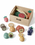 Wooden Box Fruit Set