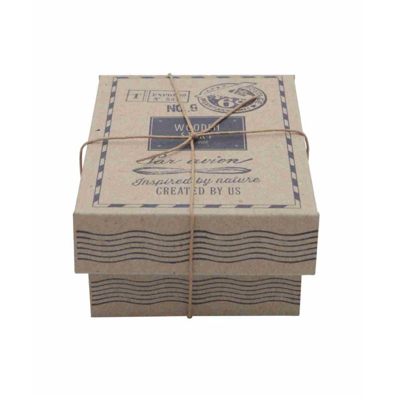 Wooden English Taxi Toy Car