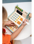 Wooden Toy Cash Register with Accessories