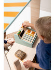 Wooden Toy Cash Register with Accessories