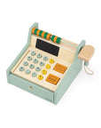 Wooden Toy Cash Register with Accessories