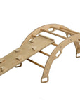 Wooden Climbing Arch Rocker with Ramps-2