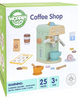 Green Wooden Coffee Maker Playset for Kids