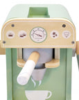 Green Wooden Coffee Maker Playset for Kids