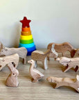 Wooden Farm Animals Set-1