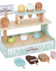 Wooden Ice Cream Stand Play Set for Kids