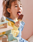 Wooden Ice Cream Stand Play Set for Kids