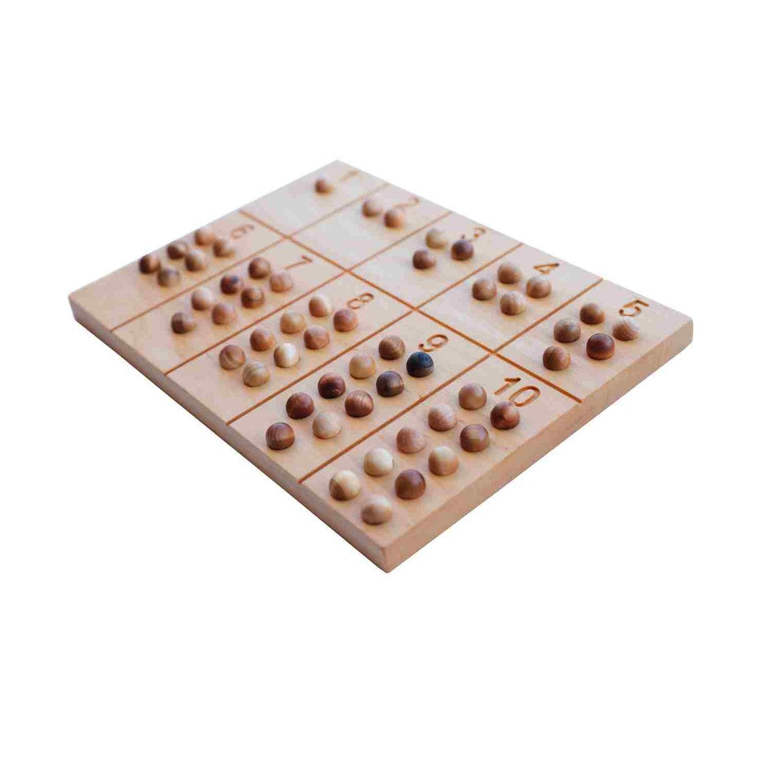 Wooden Montessori Number Learning Board