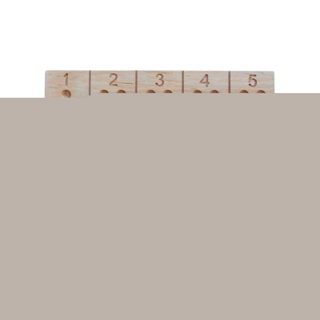 Educational Wooden Numeric Board - Enhances Number Writing & Fine Motor Skills by Wooden Story at www.brixbailey.com