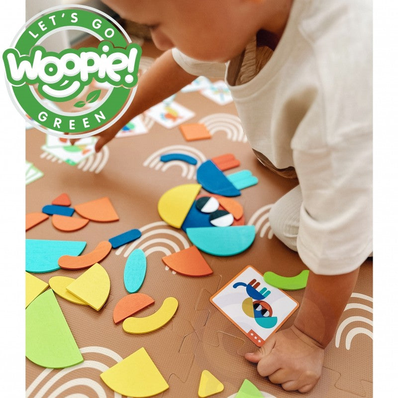 Wooden Montessori Puzzle for Creative Play