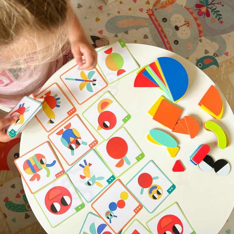 Wooden Montessori Puzzle for Creative Play