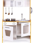 Wooden Toy Kitchen with Lights and Sounds