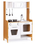 Wooden Toy Kitchen with Lights and Sounds