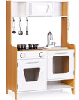 Wooden Toy Kitchen with Lights and Sounds