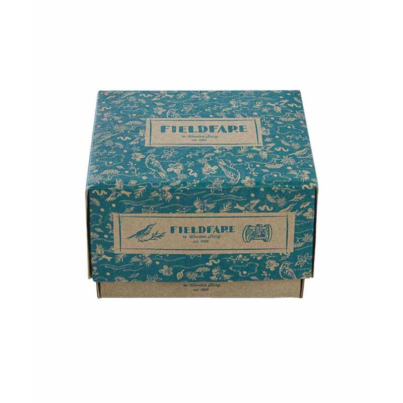 Wooden Baby Rattle Inspired by Fieldfare Bird