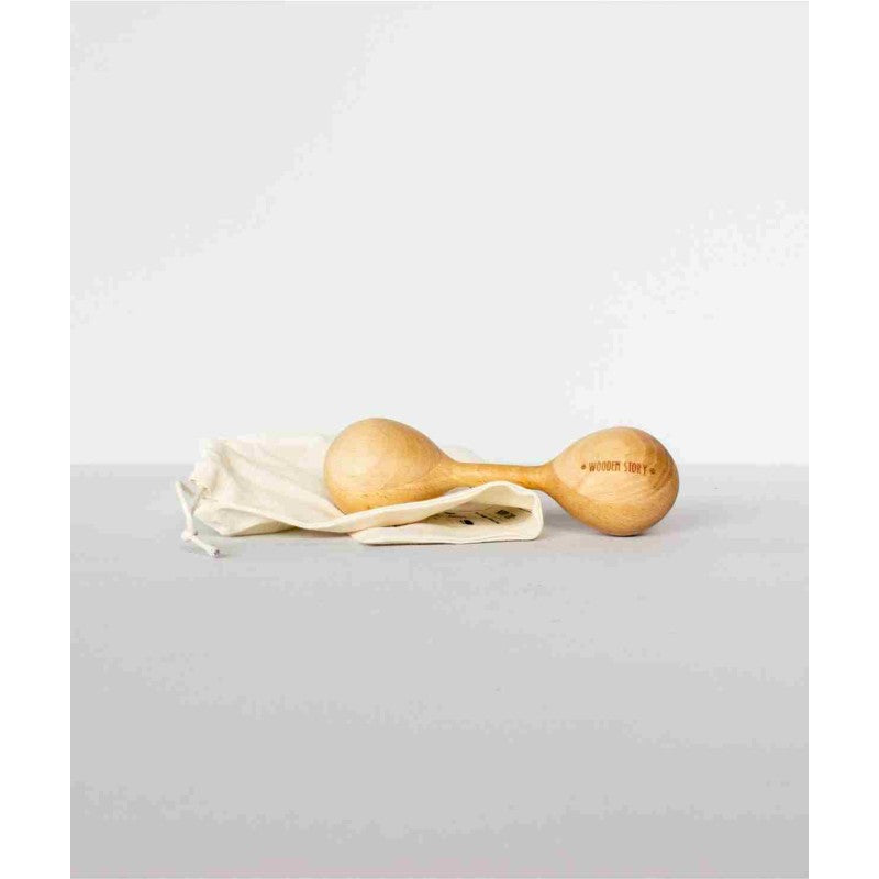 Wooden Baby Rattle Lark Toy