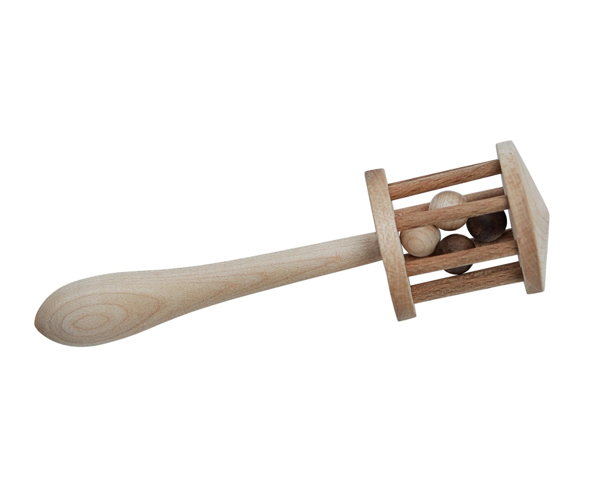 Wooden Baby Rattle Nighthawk